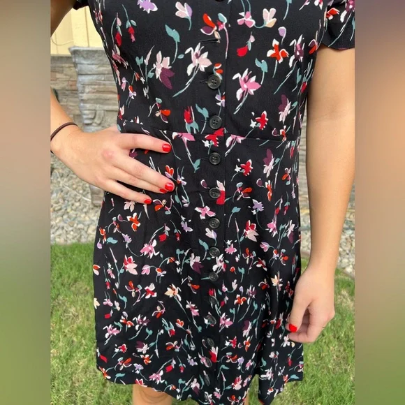 Madewell Floral Dress (Size 6) - Picture 3 of 7